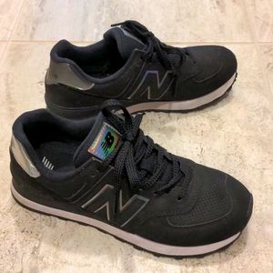 New Balance 574 black and white 9